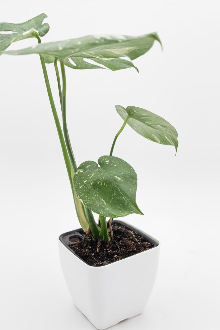 🌿 Monstera Thai Constellation Rare Variegated Monstera Potted 4" • Collector Tropical Houseplant